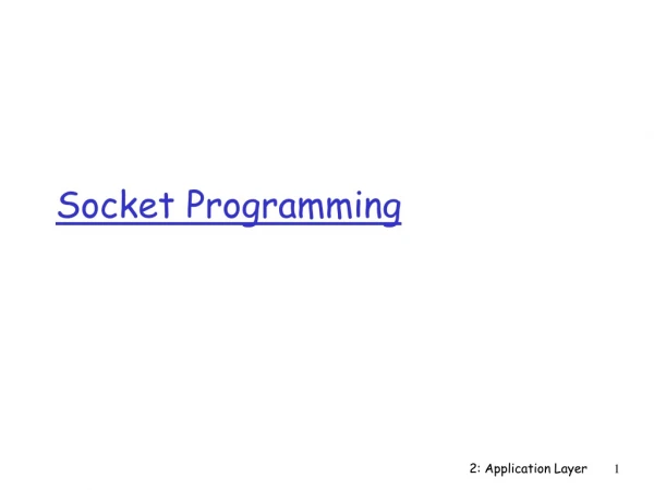 Socket Programming