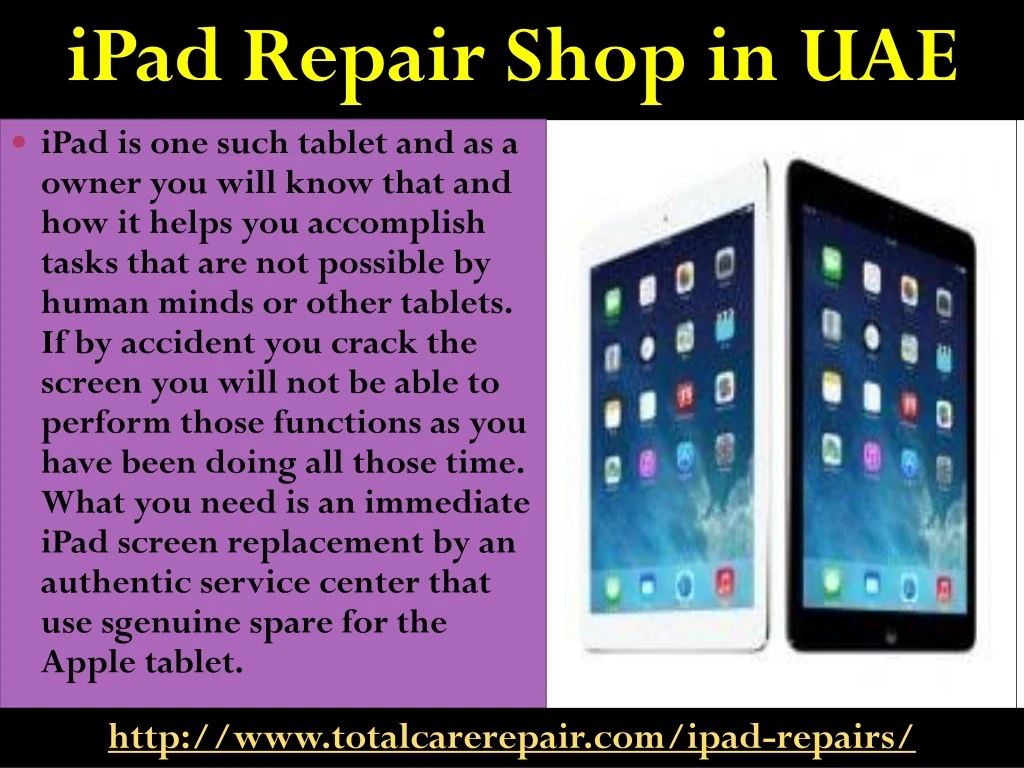 ipad repair shop in uae