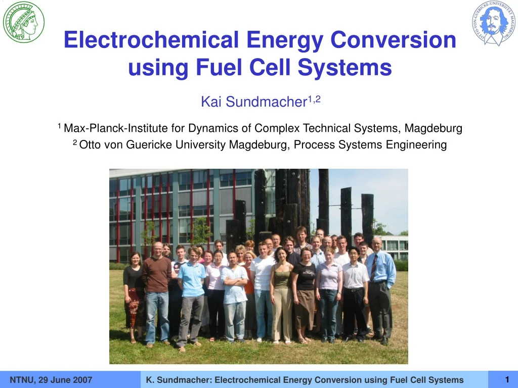 electrochemical energy conversion using fuel cell