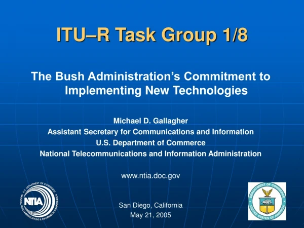 ITU–R Task Group 1/8