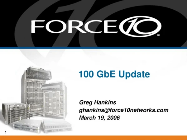 100 GbE Update