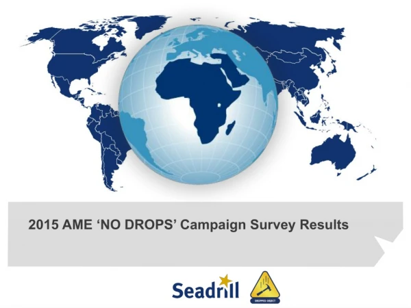 2015 AME ‘NO DROPS’ Campaign Survey Results