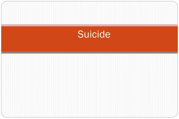 Suicide