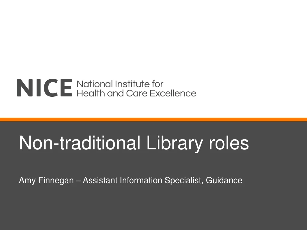 non traditional library roles