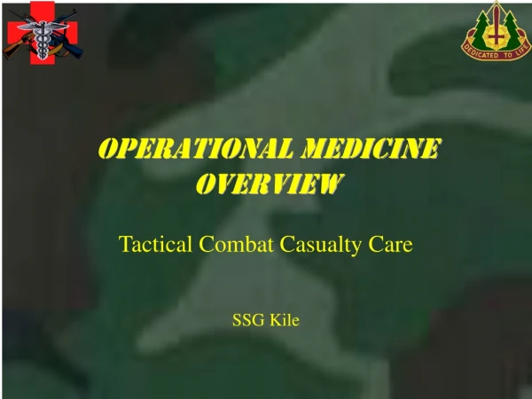 Operational medicine overview