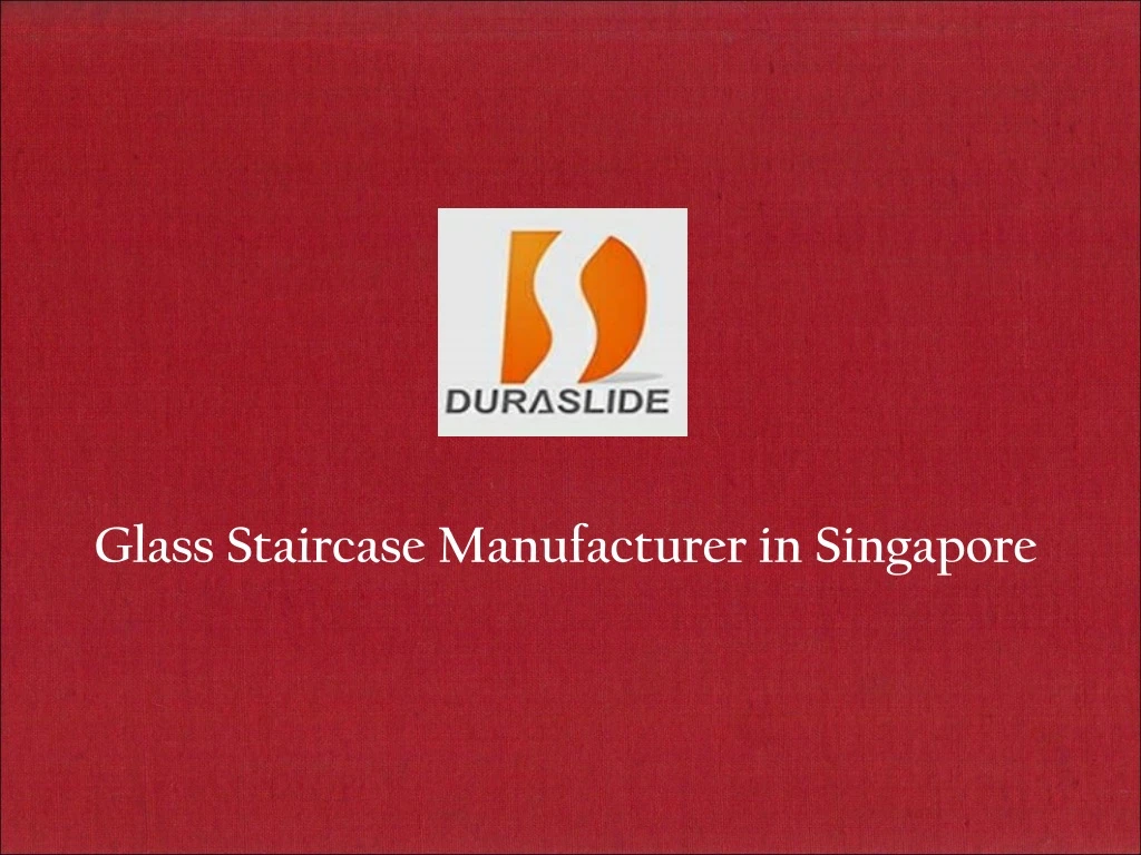 glass staircase manufacturer in singapore