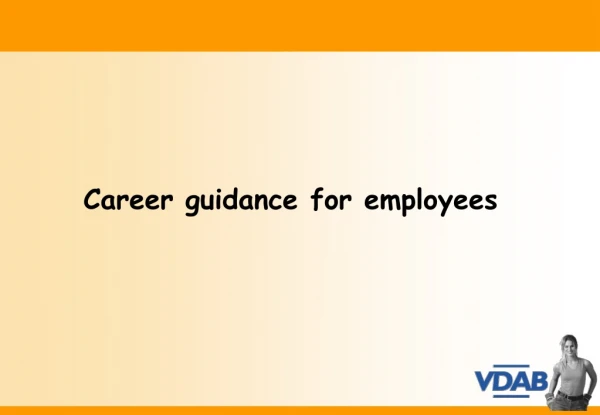 Career guidance for employees