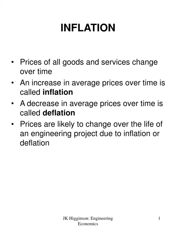 INFLATION