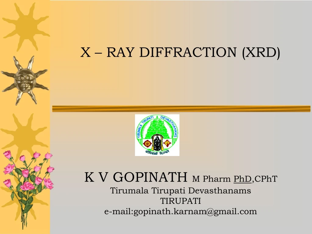 x ray diffraction xrd