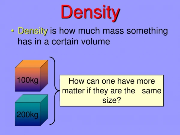 Density