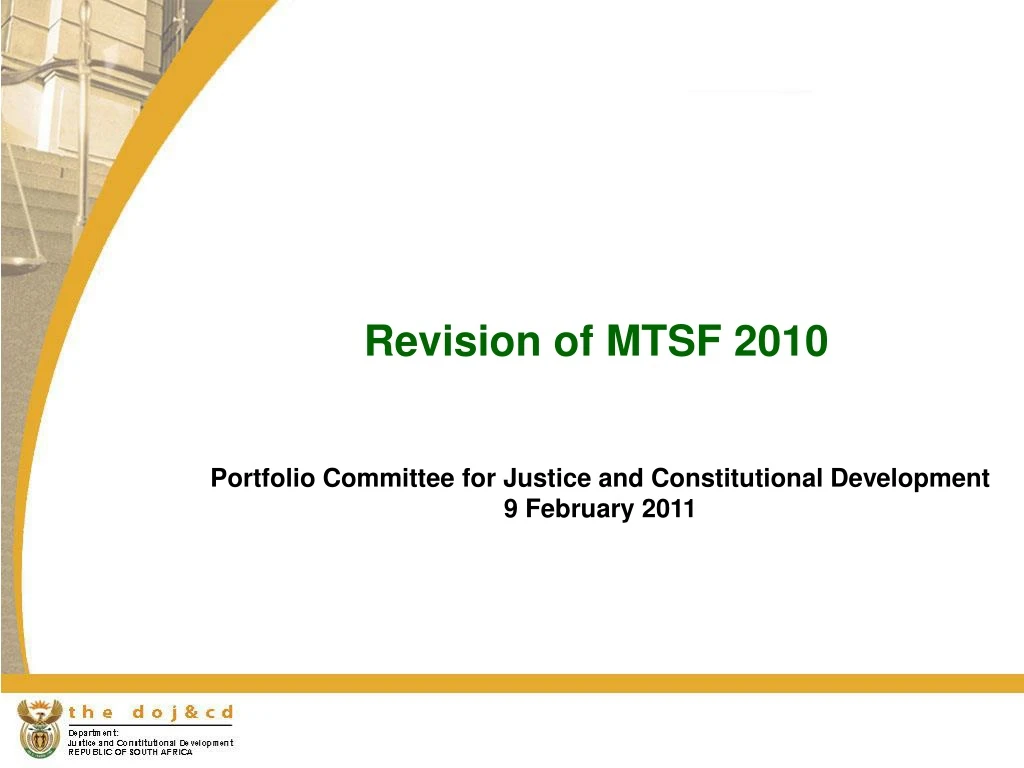 revision of mtsf 2010