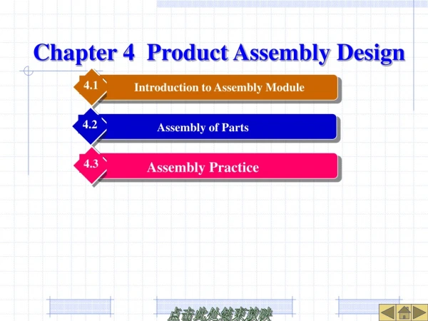 Chapter 4   Product  A ssembly  D esign