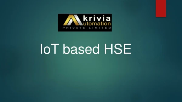 IoT based HSE