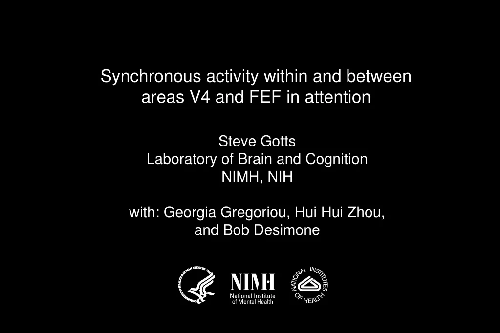 synchronous activity within and between areas