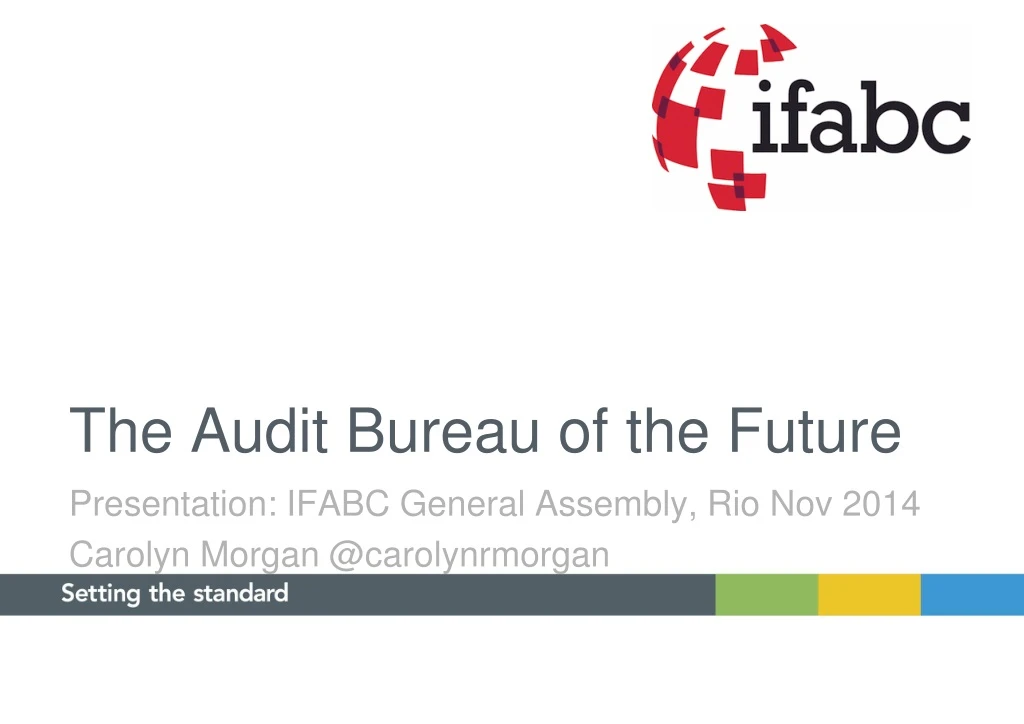 the audit bureau of the future