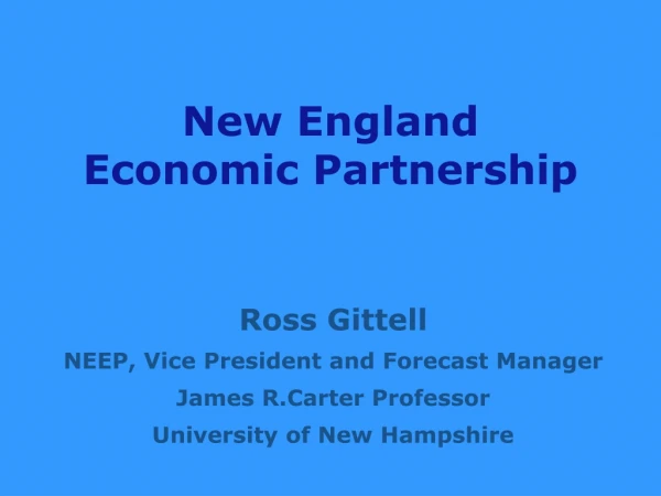 New England  Economic Partnership