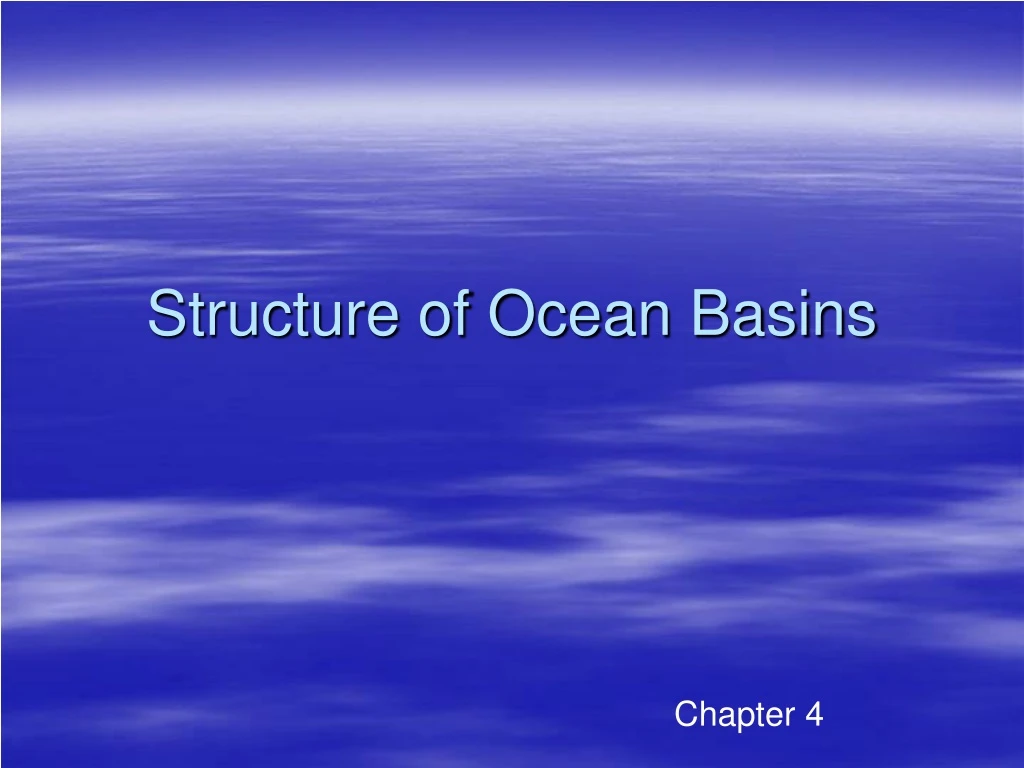 structure of ocean basins