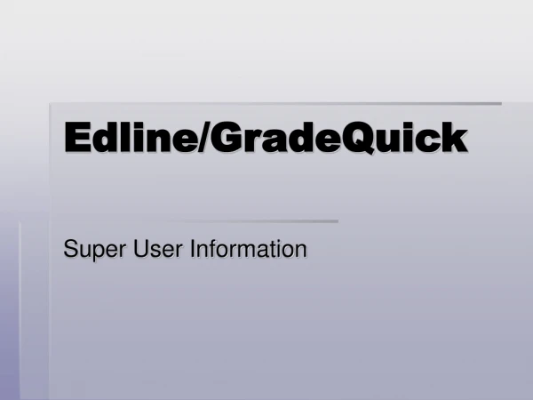Edline/GradeQuick