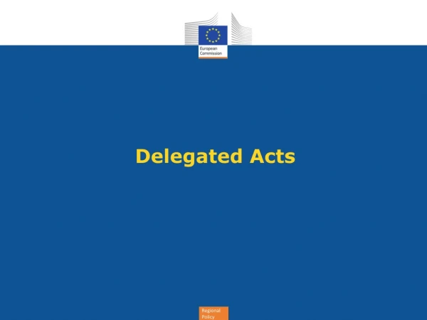 Delegated Acts