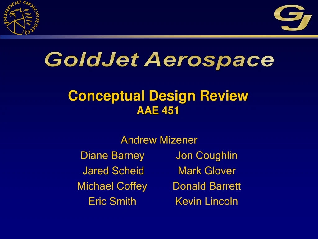 conceptual design review aae 451