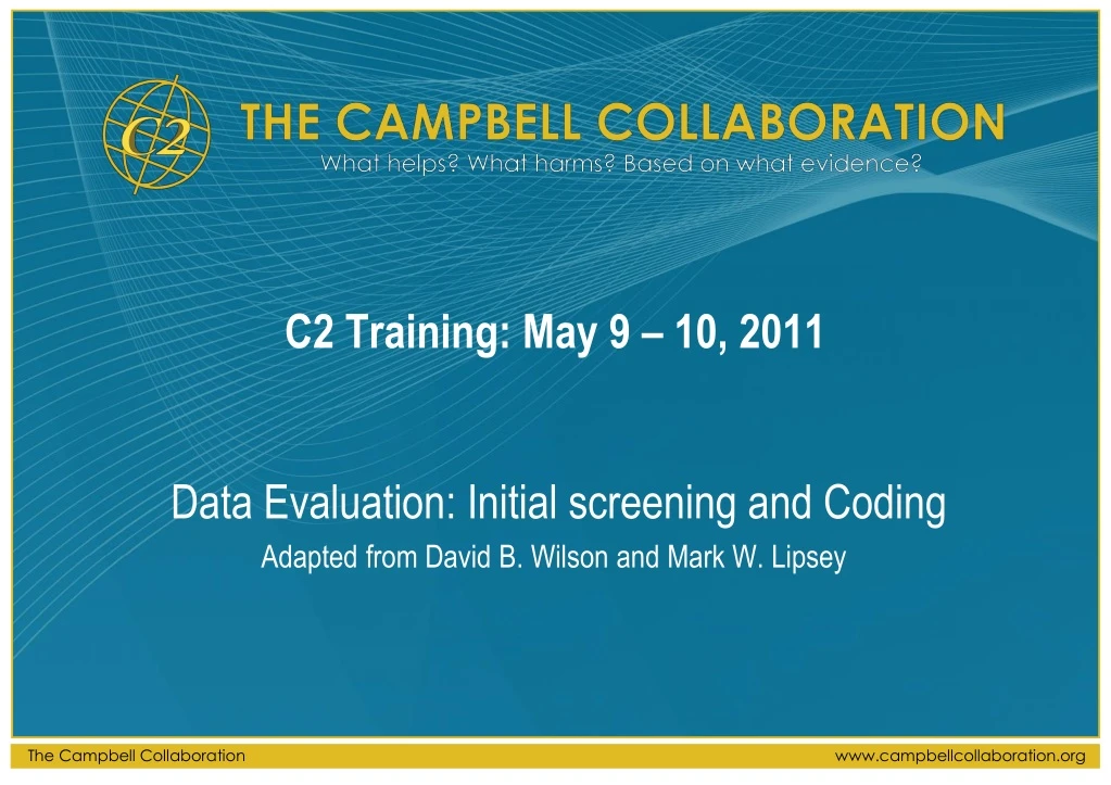 c2 training may 9 10 2011