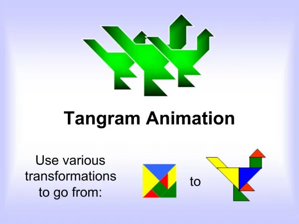 Tangram Animation