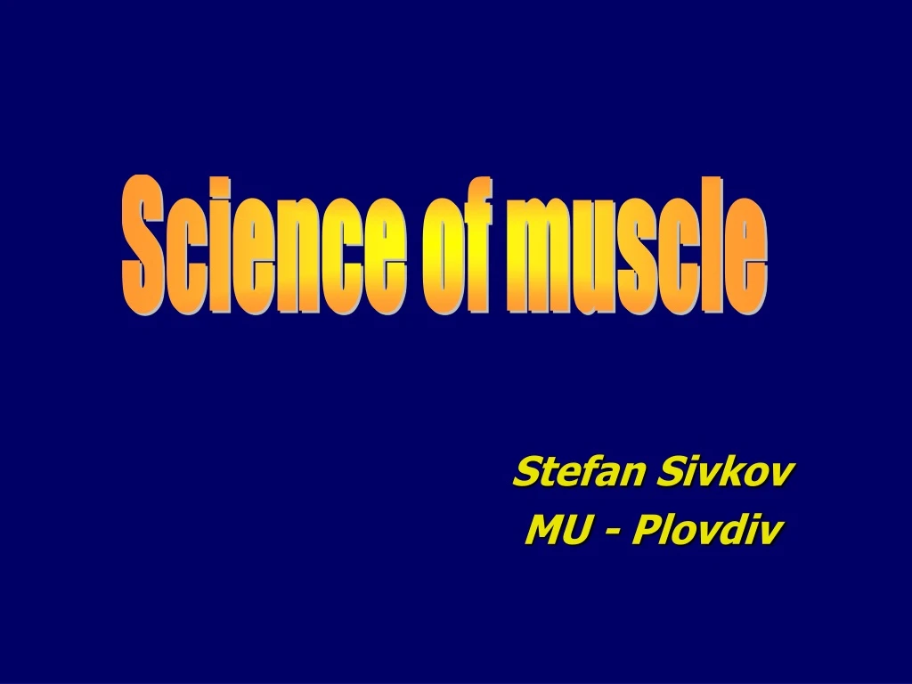 stefan sivkov mu plovdiv