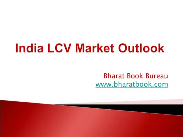 India LCV Market Outlook