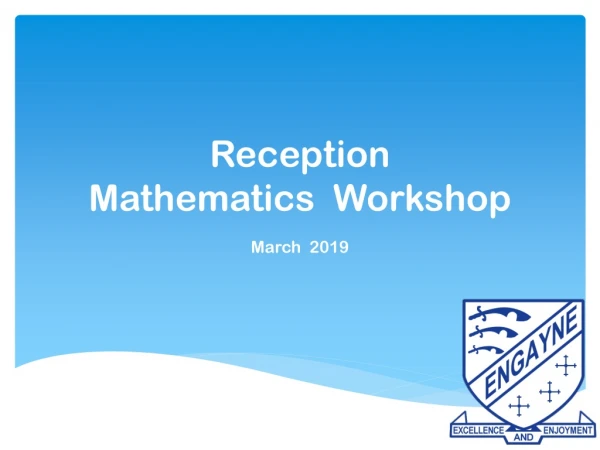 Reception  Mathematics  Workshop