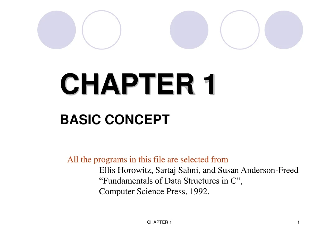 chapter 1 basic concept