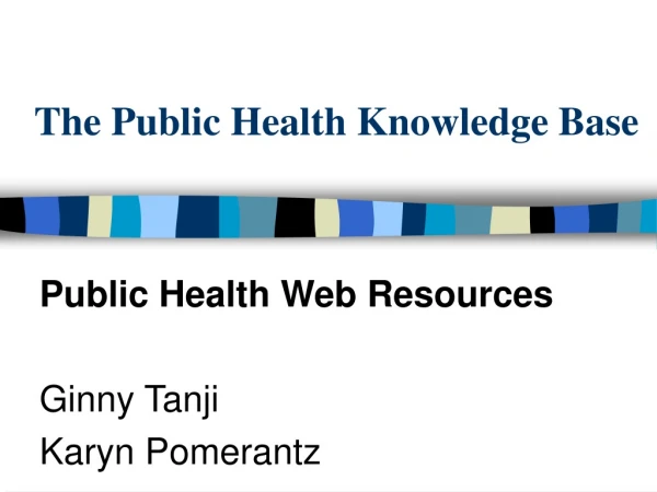 The Public Health Knowledge Base