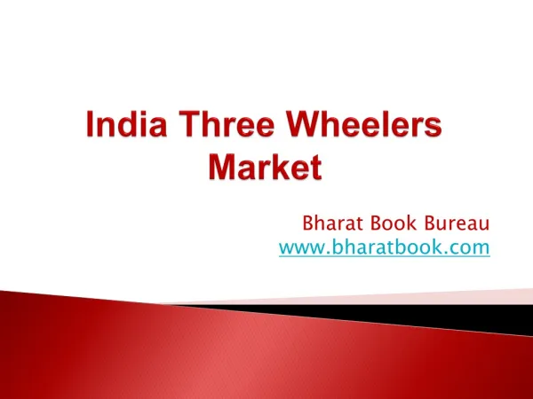 India Three Wheelers Market