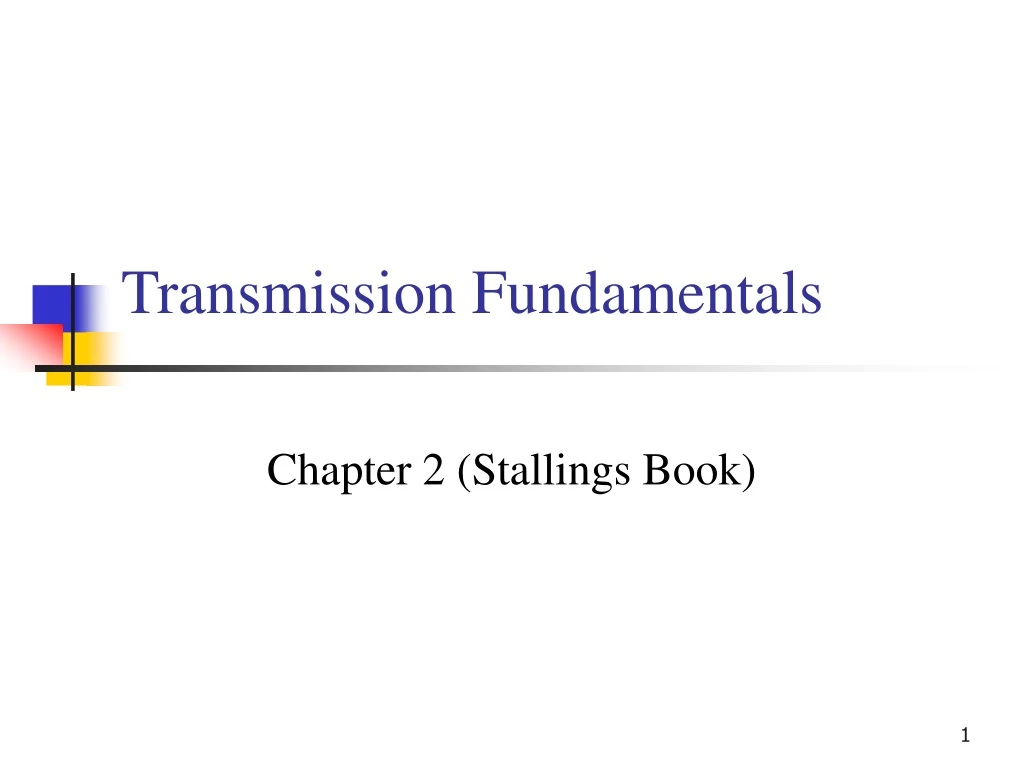 transmission fundamentals