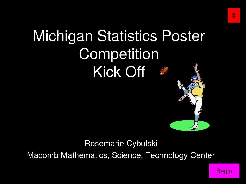 michigan statistics poster competition kick off