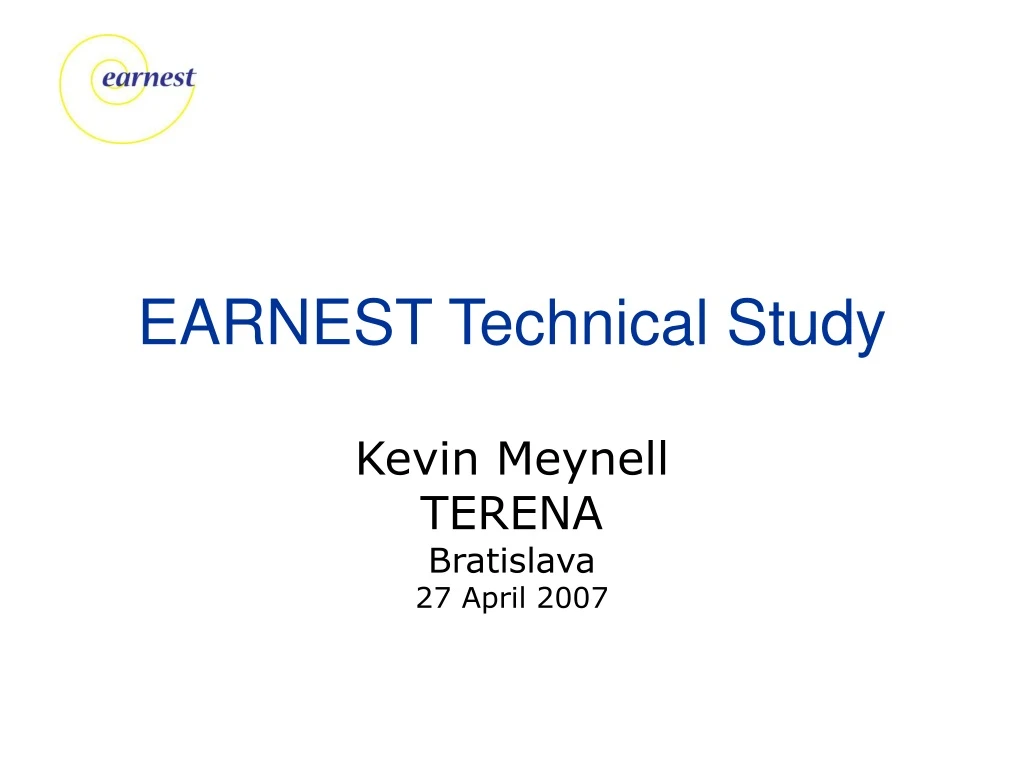 earnest technical study