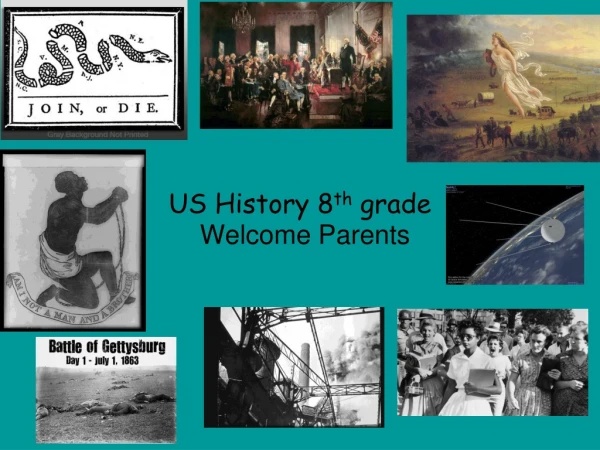 US History 8 th  grade