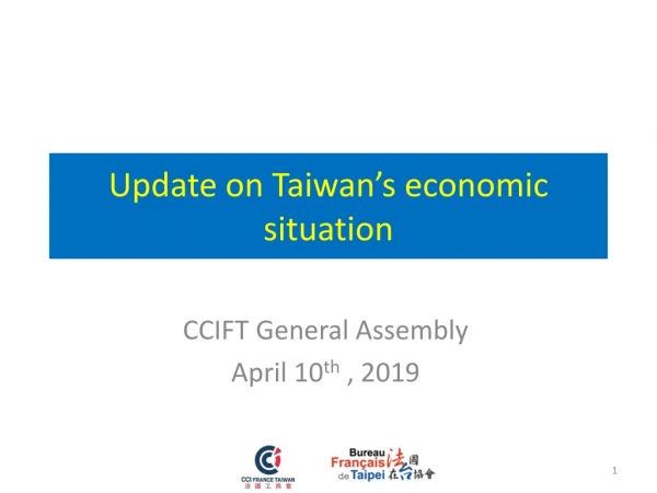 Update on Taiwan’s economic situation