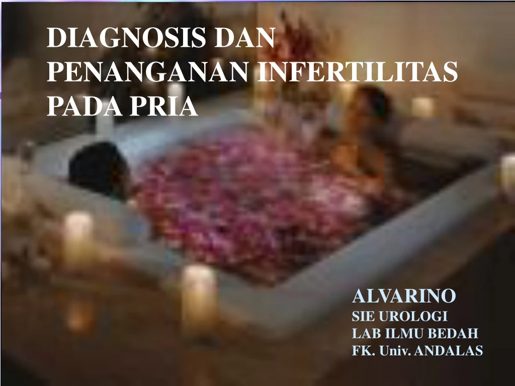 diagnosis dan penanganan infertilitas pada pria