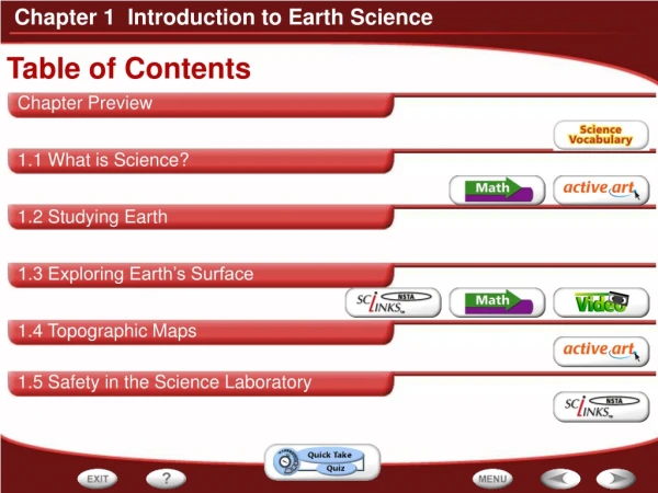 Table of Contents