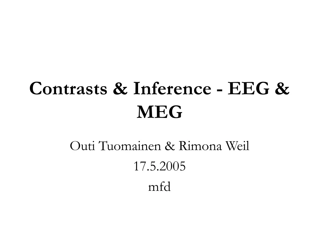 contrasts inference eeg meg