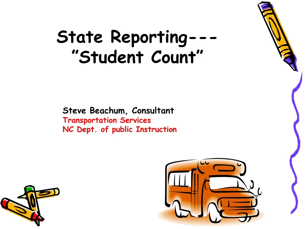 state reporting student count