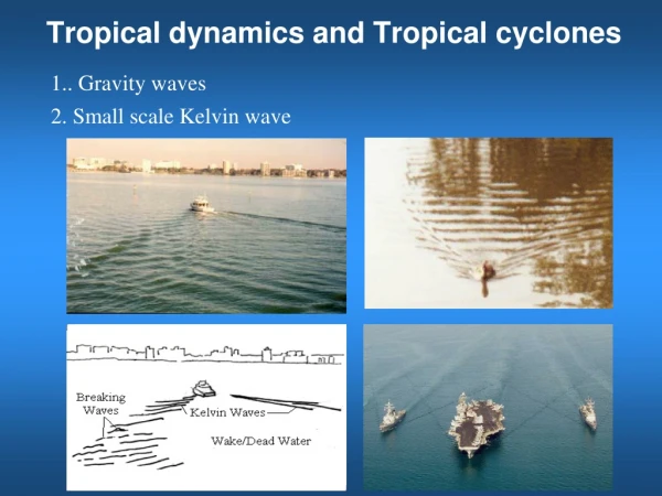 Tropical dynamics and Tropical cyclones