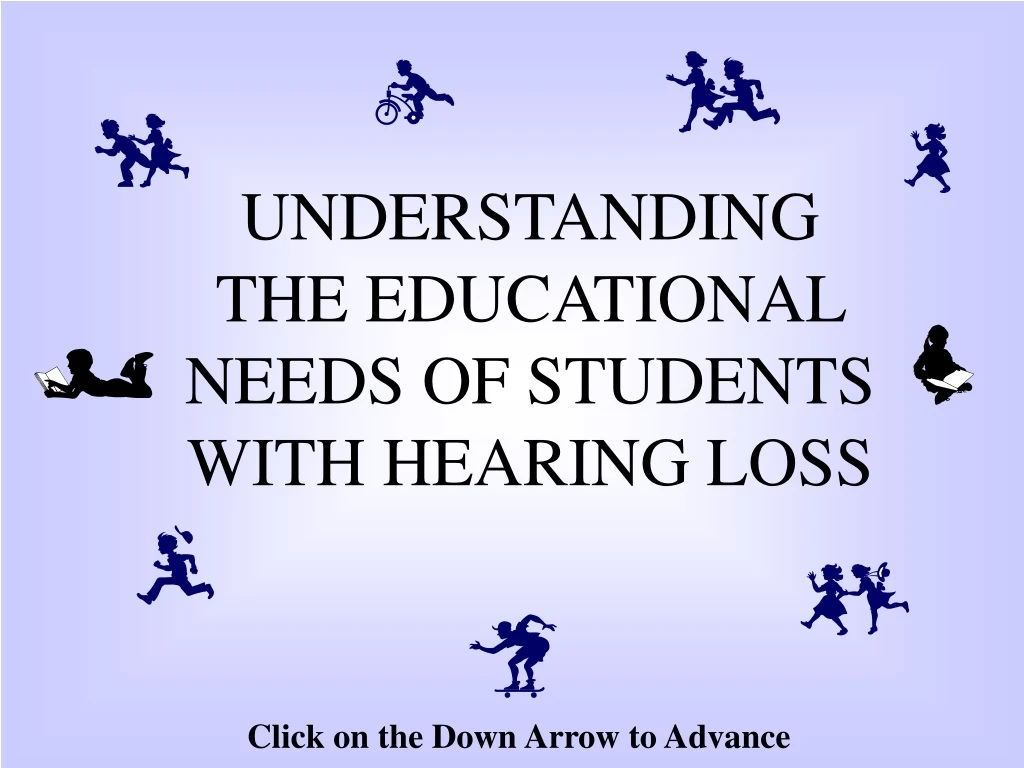 understanding the educational needs of students