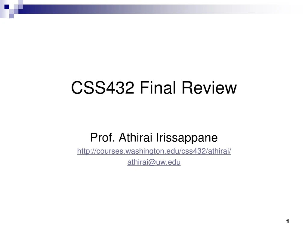 css432 final review