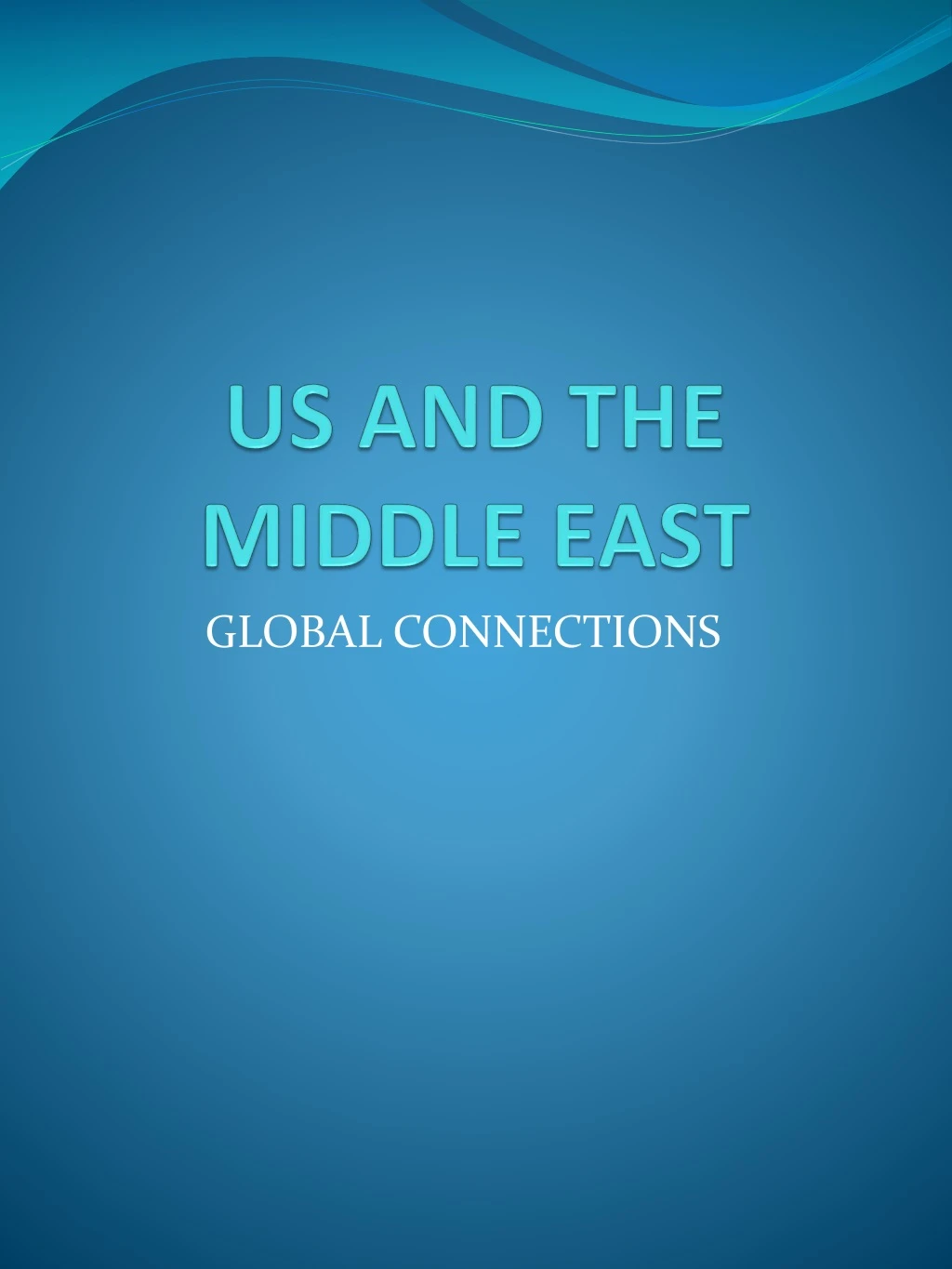 us and the middle east