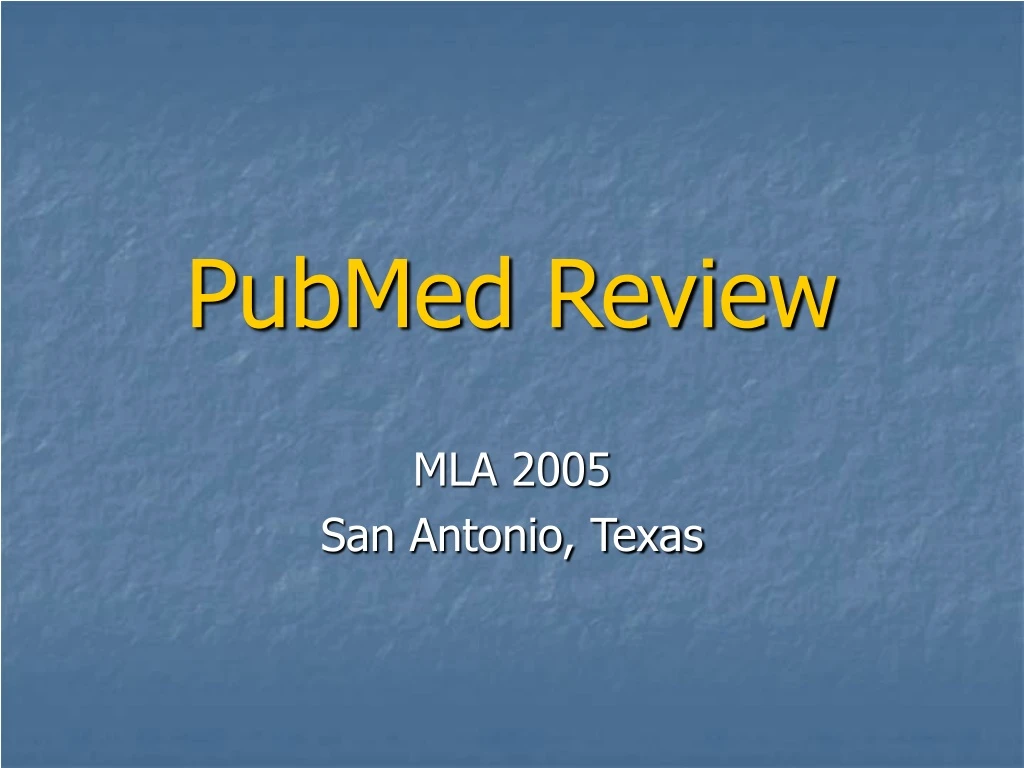 pubmed review