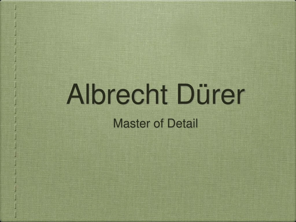 albrecht d rer