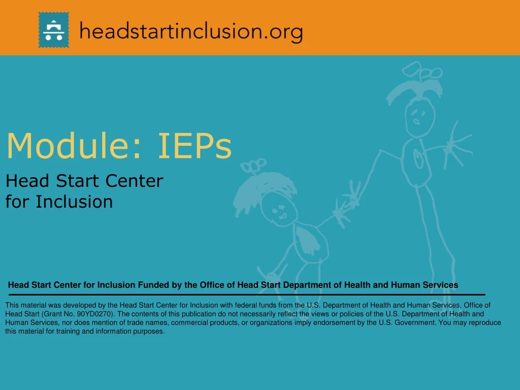 module ieps head start center for inclusion head