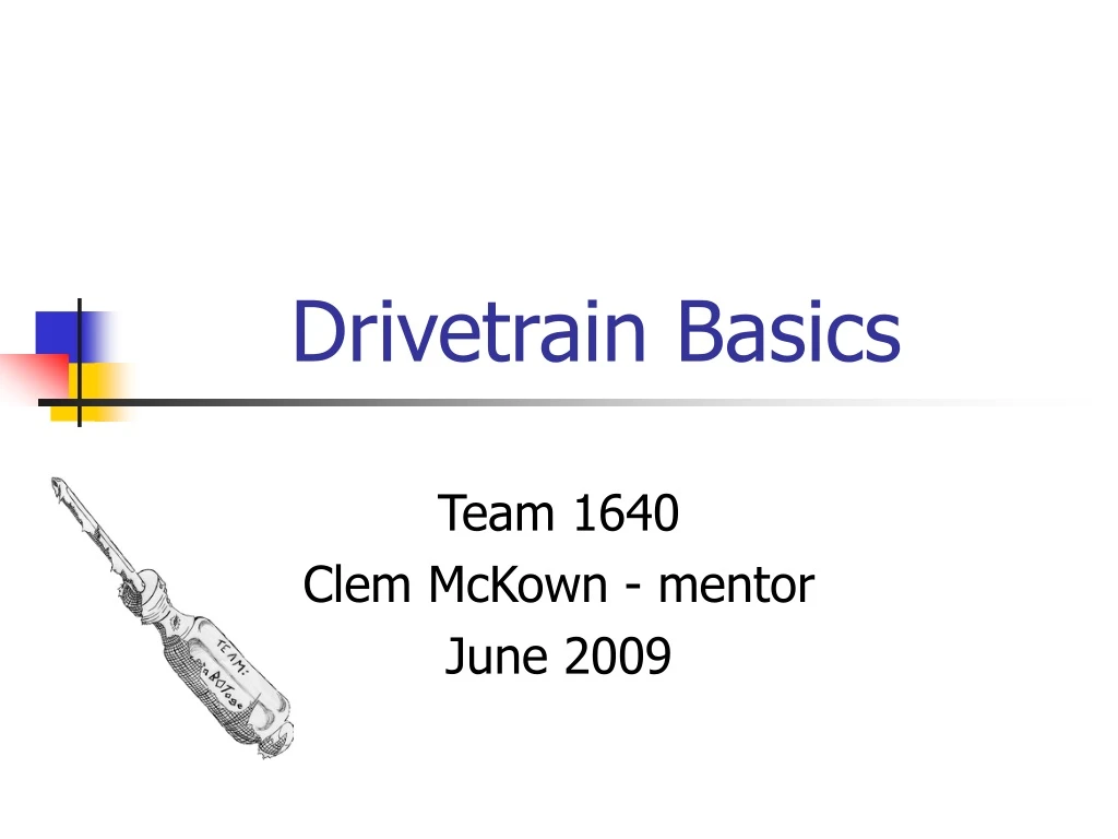 drivetrain basics