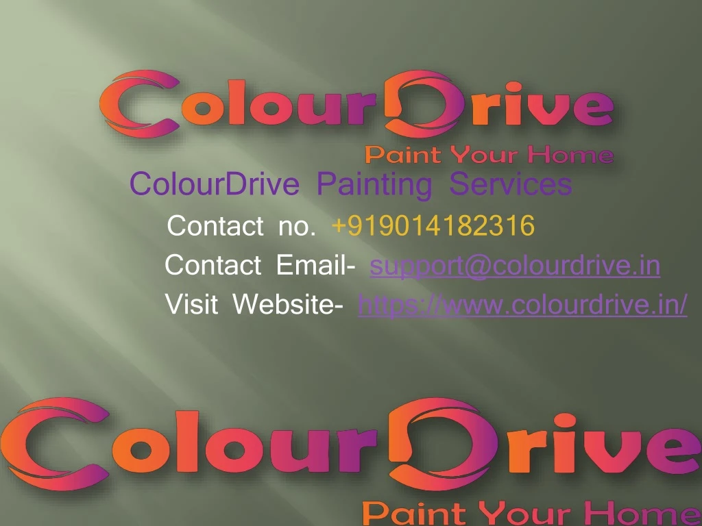 colourdrive painting services contact